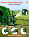 VEVOR pallet fork frame easy installation steps (infographic)