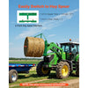 VEVOR Pallet Fork Frame Attachment with 42-inch Skid Steer Forks for JD Tractors