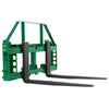 VEVOR Pallet Fork Frame Attachment with 42-inch Skid Steer Forks for JD Tractors