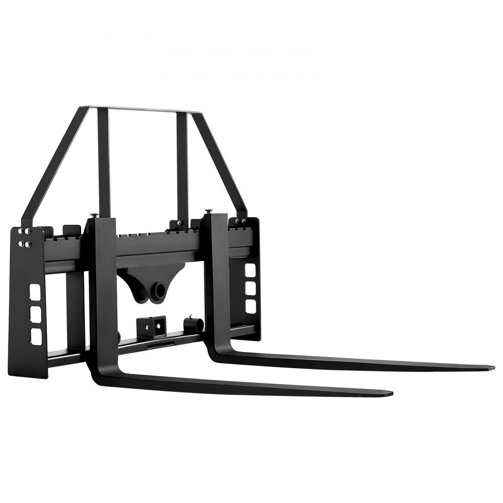 VEVOR Pallet Fork Frame Attachment with 42-inch Skid Steer Pallet Forks 4000 lbs