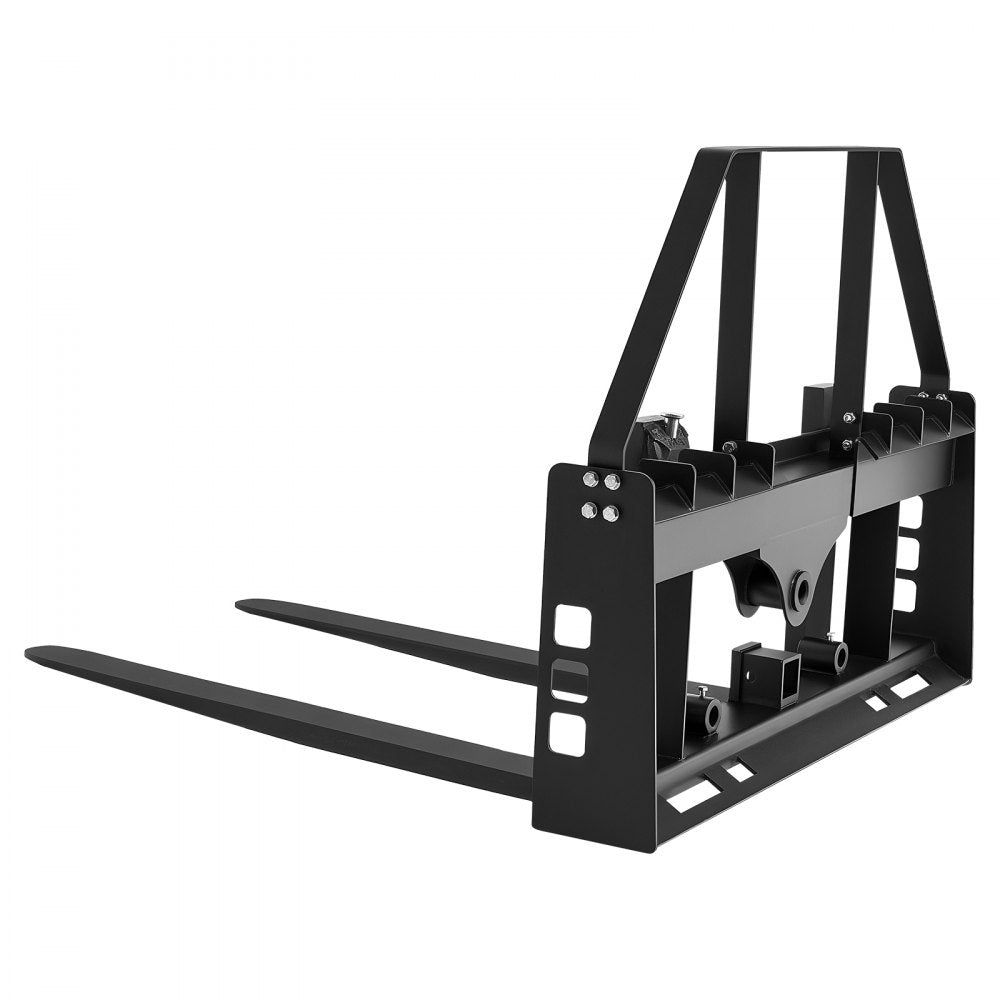 VEVOR Pallet Fork Frame Attachment with 42-inch Skid Steer Pallet Forks 4000 lbs
