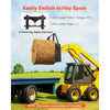 VEVOR Pallet Fork Frame Attachment with 48-inch Skid Steer Pallet Forks 4000 lbs