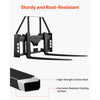VEVOR Pallet Fork Frame Attachment with 48-inch Skid Steer Pallet Forks 4000 lbs