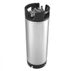 VEVOR Corny Keg, 5 Gallon Ball Lock Keg, SUS304 Cold Brew Kegs with Dual Rubber Handles & Heavy-Duty Rubber Bottom, Brewing Equipment for Home Brewing Party, 2 PCS