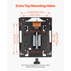 VEVOR Seat Suspension Kit Without Seat Slider Track, Universal Air Ride Seat Suspension for Zero Turn Lawn Mower, Adjustable Tractor Seat Suspension ‎Kit Compatible with Forklift, Bulldozers Seat