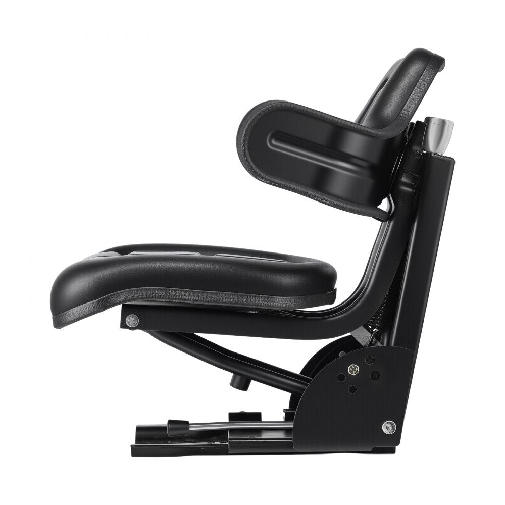 VEVOR Universal Forklift Seat Wrap Around, Universal Tractor Seat with Micro Switch, Adjustable Tractor Suspension Seat with Tilt Fits for John Deere, Ford, Massey Ferguson, New Holland Tractor