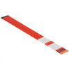 VEVOR Driveway Markers, 200Pcs 48 in Long 1/4 in Dia, Hi-Visibility Driveway Reflectors with 12 in Steel Drill Bits, Reflective Snow Sticks Fiberglass Pole for Parking Lots, Walkways, Snow Plowing
