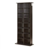 VEVOR Media Storage Cabinet, 8-Tier DVD Shelf Organizer, 22.01 x 8.74 x 50.98 in Multimedia Storage Organizer for CDs, DVDs, Books and Games, CD Shelf for Living Room, Home Office, Recording Room