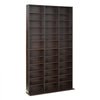 VEVOR Media Storage Cabinet, 12-Tier DVD Shelf Organizer, 40.08 x 9.09 x 71.26 in Multimedia Storage Organizer for CDs, DVDs, Books and Games, CD Shelf for Living Room, Home Office, Recording Room