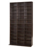 VEVOR Media Storage Cabinet, 12-Tier DVD Shelf Organizer, 40.08 x 9.09 x 71.26 in Multimedia Storage Organizer for CDs, DVDs, Books and Games, CD Shelf for Living Room, Home Office, Recording Room