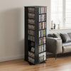 VEVOR Media Storage Cabinet, CD Rack Tower, 34 Compartments Rotating Media Tower Rack for CDs, DVDs, Books and Game Discs, DVD Stand for Living Room, Home Office and Recording Room, Black