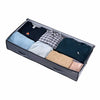 VEVOR Under Bed Storage with Clear Lids, 39.2 x 19.7 x 7.1 Inch, 90L Large Underbed Clothes Storage Containers, Low Profile Under Bed Drawer Shoe Organizer Bins Box for Blanket Shoe Bedroom, 6 Pack