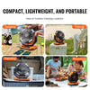 VEVOR Portable Fan Rechargeable 13 inch, Battery Powered Fan with LED Lantern, 4 Speeds Adjustable & 45°/90°Automatic Swivel & Timer , USB Battery Operated Fans for Travel Bedroom Home Camping Office