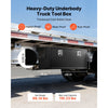 VEVOR Underbody Truck Tool Box, 48 x 18 x 18 Inch Heavy Duty Steel Trailer Storage Box with Lock & Keys, Waterproof Trailer Storage Organizer Under Body Chest with T-Handle for Truck, Van, SUV, Black