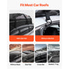 VEVOR Car Rooftop Cargo Carrier Bag, 21 Cubic Feet Cargo Carrier for Car Roof, 100% Waterproof 900D Oxford Cloth Roof Luggage Bag for All Vehicle with/without Rack- with Lock, Non-Slip Mat, Door Hooks