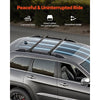 VEVOR Roof Rack Cross Bars, Fits Jeep Grand Cherokee 2011-2021 (With Grooved Side Rails), 200 LBS Capacity, Lockable Heavy Duty Aluminum Crossbar Racks Roof Rail Rooftop Luggage Canoe