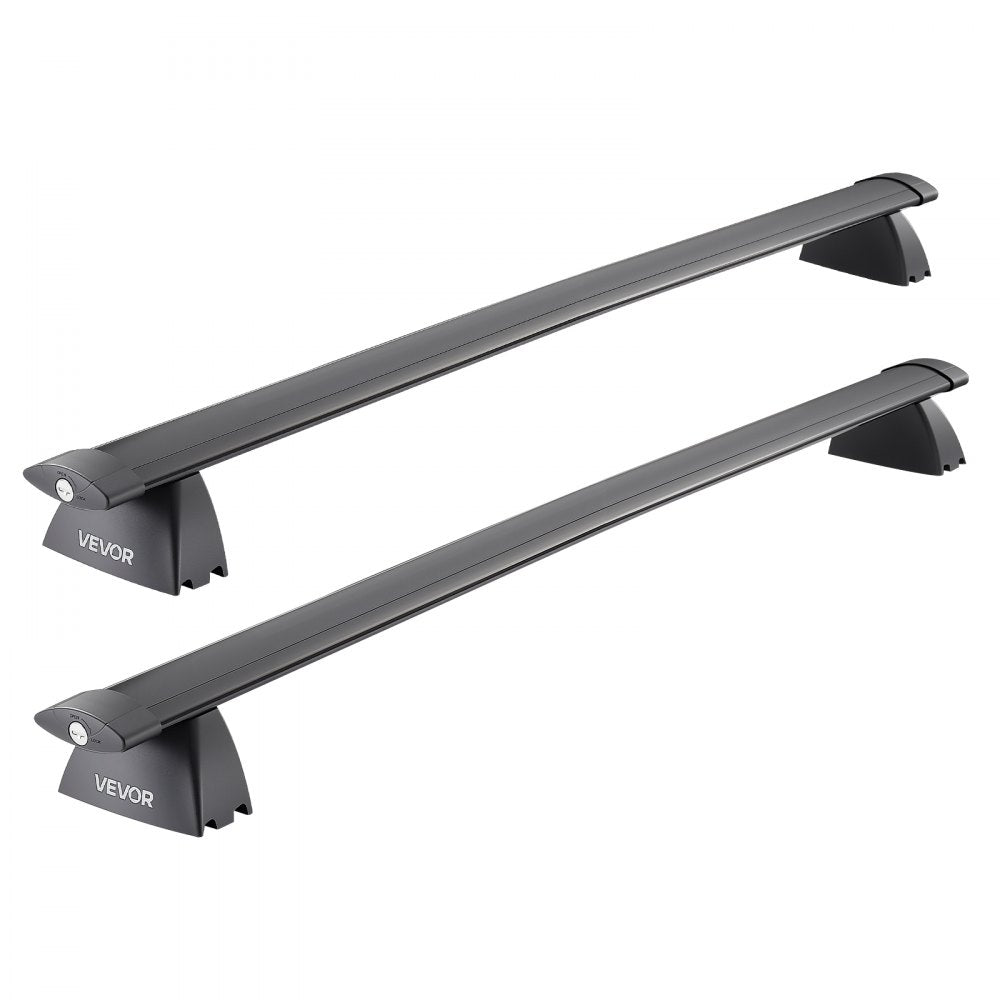 VEVOR Roof Rack Cross Bars, Fits Jeep Grand Cherokee 2011-2021 (With Grooved Side Rails), 200 LBS Capacity, Lockable Heavy Duty Aluminum Crossbar Racks Roof Rail Rooftop Luggage Canoe