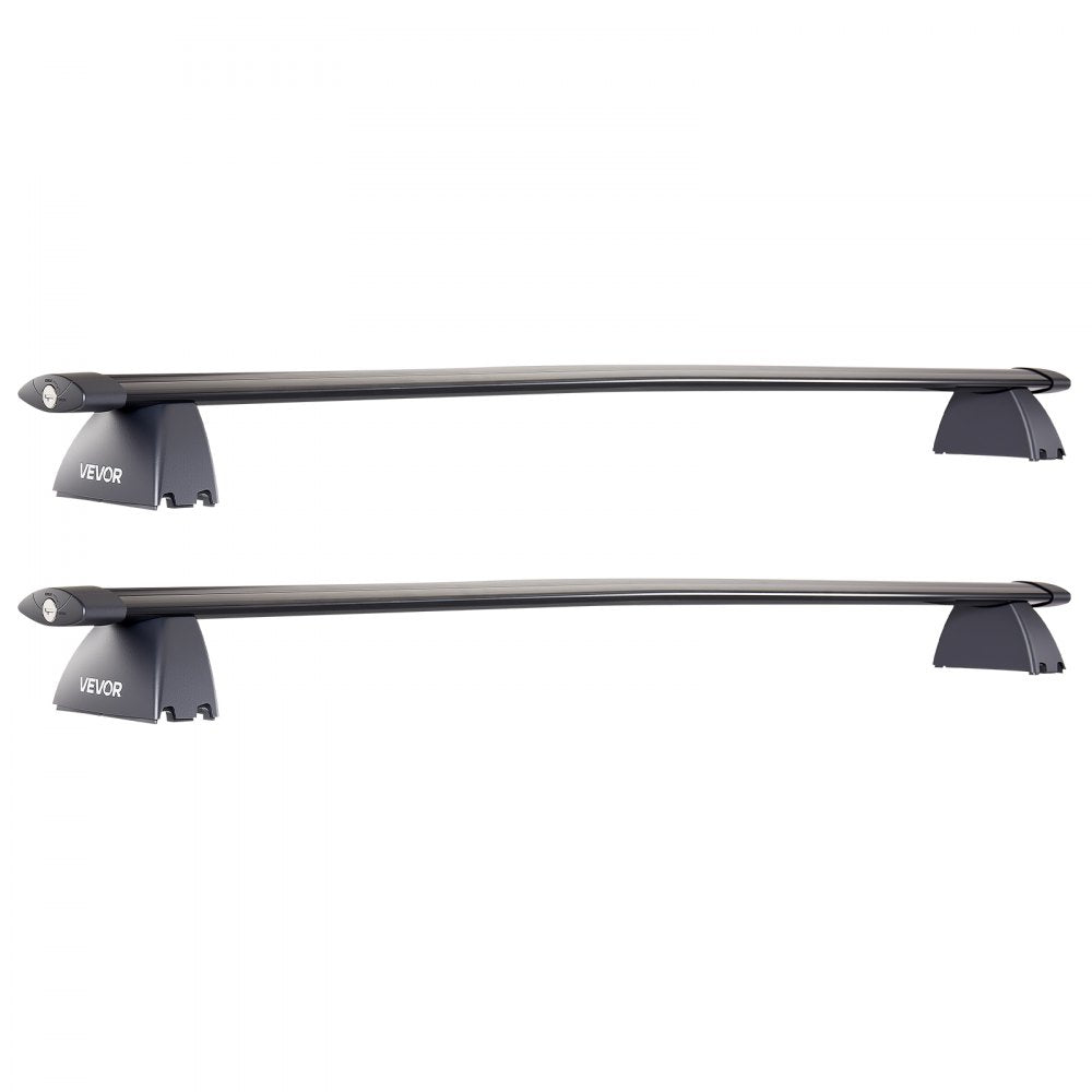 VEVOR Roof Rack Cross Bars, Fits Jeep Grand Cherokee 2011-2021 (With Grooved Side Rails), 200 LBS Capacity, Lockable Heavy Duty Aluminum Crossbar Racks Roof Rail Rooftop Luggage Canoe