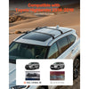 VEVOR Cross Bars Roof Racks, 165lbs Capacity, Compatible with Toyota Highlander 2014-2019 XLE, Limited, SE with Flush Roof Rails, Heavy Duty Aluminum Crossbar Racks Roof Rail Rooftop Luggage Canoe