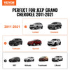 VEVOR Roof Rack Cross Bars, Compatible with 2011-2021 Jeep Grand Cherokee with Grooved Side Rails, 200lbs Load Capacity, Aluminum Crossbars with Locks, for Rooftop Cargo Carrier Bag Luggage Kayak Bike