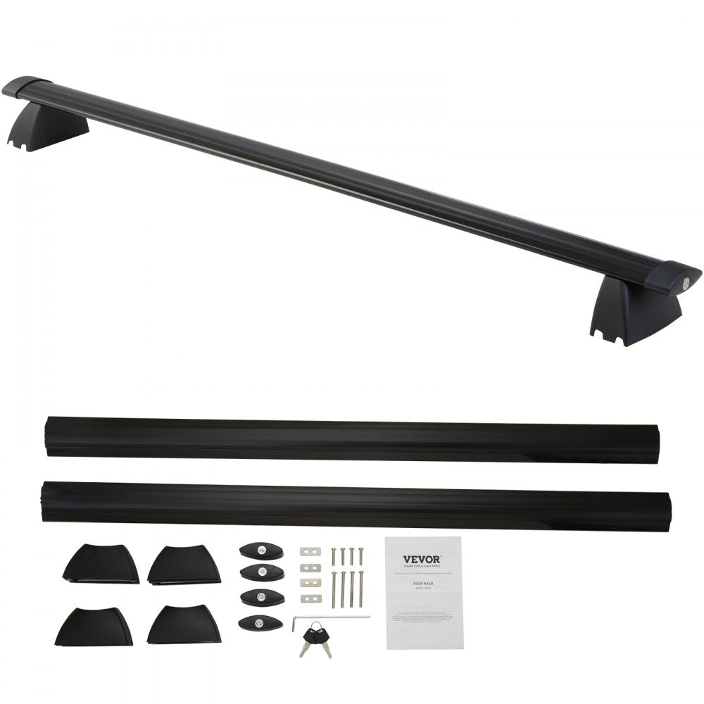 VEVOR Roof Rack Cross Bars, Compatible with 2011-2021 Jeep Grand Cherokee with Grooved Side Rails, 200lbs Load Capacity, Aluminum Crossbars with Locks, for Rooftop Cargo Carrier Bag Luggage Kayak Bike
