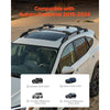 VEVOR Roof Rack Cross Bars, 200 LBS Load Capacity, Compatible with Subaru Crosstrek 2018-2024, Heavy Duty Aluminum Crossbar Racks, Roof Rail Rooftop Cargo Bar for Kayak, Bike, Luggage, Snowboard