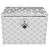 VEVOR Underbody Truck Box, 24"×14"×16" Pickup Storage Box, Heavy Duty Aluminum Diamond Plate Tool Box with Lock and Keys, Waterproof Trailer Storage Box with T-Handle Latch for Truck, Van, Trailer