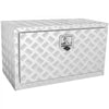 VEVOR Underbody Truck Box, 30"×14"×16" Pickup Storage Box, Heavy Duty Aluminum Diamond Plate Tool Box with Lock and Keys, Waterproof Trailer Storage Box with T-Handle Latch for Truck, Van, Trailer