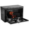 VEVOR Underbody Truck Box, 24" x 12" x 14" Pickup Storage Box, Heavy Duty Aluminum Diamond Plate Tool Box with Lock and Keys, Waterproof Trailer Storage Box with T-Handle Latch for Truck, Van, Trailer