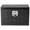 VEVOR Underbody Truck Box, 24" x 14" x 16" Pickup Storage Box, Heavy Duty Aluminum Diamond Plate Tool Box with Lock and Keys, Waterproof Trailer Storage Box with T-Handle Latch for Truck, Van, Trailer
