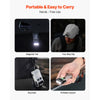 VEVOR Rechargeable Keychain Flashlight, Mini LED Flashlight with 13 Lighting Modes, Portable Pocket Flashlight with Clip, Magnetic Tail & 180° Rotating Head for Everyday Carry, Camping, Emergencies