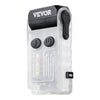 VEVOR Rechargeable Keychain Flashlight, Mini LED Flashlight with 13 Lighting Modes, Portable Pocket Flashlight with Clip, Magnetic Tail & 180° Rotating Head for Everyday Carry, Camping, Emergencies