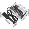 VEVOR 36V 18A Charger for Golf Carts with Powerwise Plug, LED Status Lights, 110V, Compatible with EzGo TXT Medalist D Style