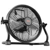 VEVOR 10 inch Rechargeable Battery Operated Camping Floor, High Velocity Portable Outdoor Fan with Metal Frame, Copper Brushless Motor, 360-degree Manual Rotation,for Fishing,Traveling, Picnicking