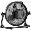 VEVOR 10 inch Rechargeable Battery Operated Camping Floor, High Velocity Portable Outdoor Fan with Metal Frame, Copper Brushless Motor, 360-degree Manual Rotation,for Fishing,Traveling, Picnicking