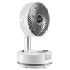 VEVOR 8 inch Portable Foldable Rechargeable Oscillating Fan, 3-in-1 Battery Operated with Remote Control, Quiet Desk/Table Pedestal Fan, 8 Speeds,90-degree Auto Left/Right Rotation,for Home,Office,Outdoor