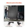 VEVOR Hardtop Storage Cart, Moveable Sturdy Hard Top Cart, with 3-Adjustable Holes & Thickened Soft Padding, Hardtop Storage Rack with Powder Coating, Fit for Jeep Wrangler TJ, JK