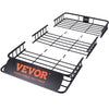 VEVOR Roof Rack Cargo Basket, 64" x 39" x 6" Rooftop Cargo Carrier with Extension, Heavy-duty Steel 200 LBS Capacity Universal Roof Rack Basket, Luggage Holder for SUV, Truck
