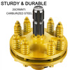 VEVOR Slip Clutch, 1 3/8” PTO Slip Clutch, 6 Spline Ends PTO Friction Clutch, Carburized Steel Tractor Slip Clutch, Adjustable Rotary Cutter Slip Clutch, Yellow PTO Slip Clutch Spline for PTO Shaft