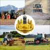 VEVOR Slip Clutch, 1 3/8” PTO Slip Clutch, 6 Spline Ends PTO Friction Clutch, Carburized Steel Tractor Slip Clutch, Adjustable Rotary Cutter Slip Clutch, Yellow PTO Slip Clutch Spline for PTO Shaft