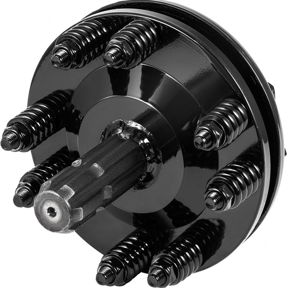 VEVOR Slip Clutch, 1 3/8\" PTO Slip Clutch, 6 Spline Ends PTO Friction Clutch, Carburized Steel Tractor Slip Clutch, Adjustable Rotary Cutter Slip Clutch, Black PTO Slip Clutch Spline for PTO Shaft