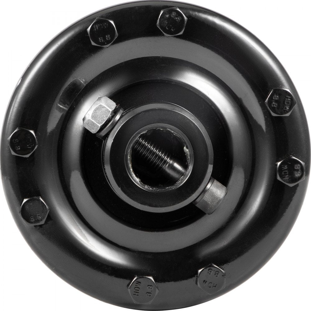 VEVOR Slip Clutch, 1 3/8\" PTO Slip Clutch, Smooth Round Ends PTO Friction Clutch, Carburized Steel Tractor Slip Clutch, Adjustable Rotary Cutter Slip Clutch, Black Brush Hog Slip Clutch for PTO Shaft