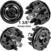 VEVOR Slip Clutch, 1 3/8\" PTO Slip Clutch, Smooth Round Ends PTO Friction Clutch, Carburized Steel Tractor Slip Clutch, Adjustable Rotary Cutter Slip Clutch, Black Brush Hog Slip Clutch for PTO Shaft