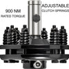 VEVOR Slip Clutch, 1 3/8\" PTO Slip Clutch, Smooth Round Ends PTO Friction Clutch, Carburized Steel Tractor Slip Clutch, Adjustable Rotary Cutter Slip Clutch, Black Brush Hog Slip Clutch for PTO Shaft