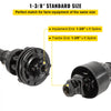 VEVOR PTO Shaft, 1-3/8\" PTO Drive Shaft, 6 Spline Both Ends PTO Driveline Shaft, Series 5 Tractor PTO Shaft, 43\"-57\" Brush Hog PTO Shaft, Black PTO Shaft with Slip Clutch for Bush Hog/Finish Mower