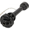 VEVOR PTO Shaft, 1-3/8\" PTO Drive Shaft, 6 Spline Both Ends PTO Driveline Shaft, Series 5 Tractor PTO Shaft, 43\"-57\" Brush Hog PTO Shaft, Black PTO Shaft with Slip Clutch for Bush Hog/Finish Mower