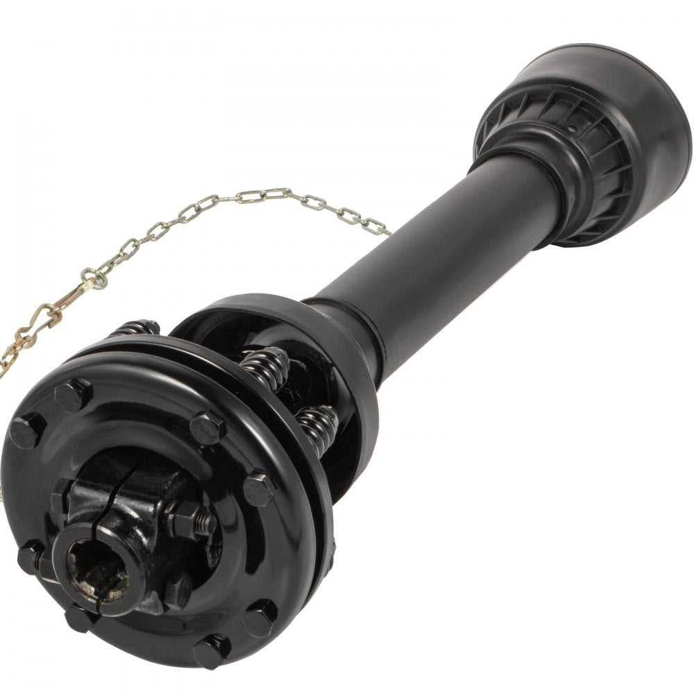 VEVOR PTO Shaft, 1-3/8\" PTO Drive Shaft, 6 Spline Both Ends PTO Driveline Shaft, Series 5 Tractor PTO Shaft, 43\"-57\" Brush Hog PTO Shaft, Black PTO Shaft with Slip Clutch for Bush Hog/Finish Mower