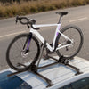 VEVOR Roof Bike Rack, 33 lbs Capacity, Upright Roof Mount Bicycle Rack with Secure Locking System for Most Standard Crossbars, Aluminum Upright Rooftop Bike Rack 1 Bike Carrier for Car SUV, Black
