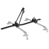 VEVOR Roof Bike Rack, 33 lbs Capacity, Upright Roof Mount Bicycle Rack with Secure Locking System for Most Standard Crossbars, Aluminum Upright Rooftop Bike Rack 1 Bike Carrier for Car SUV, Black