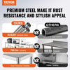 VEVOR Double Overshelf, Double Tier Stainless Steel Overshelf, 12 x 72 Inch Double Deck Overshelf, Height Adjustable Overshelf Prep Work Table for Kitchen, Restaurant and Workshop